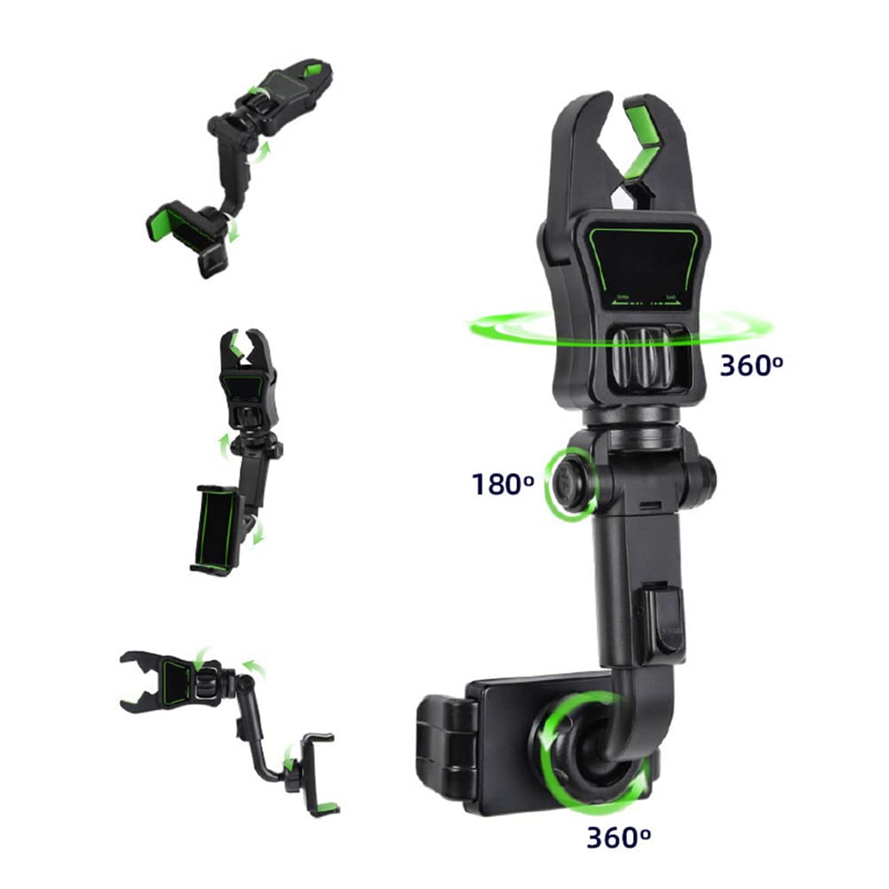 360° Adjustable Car Phone Holder - Universal Headrest Mount for GPS & Safe Driving