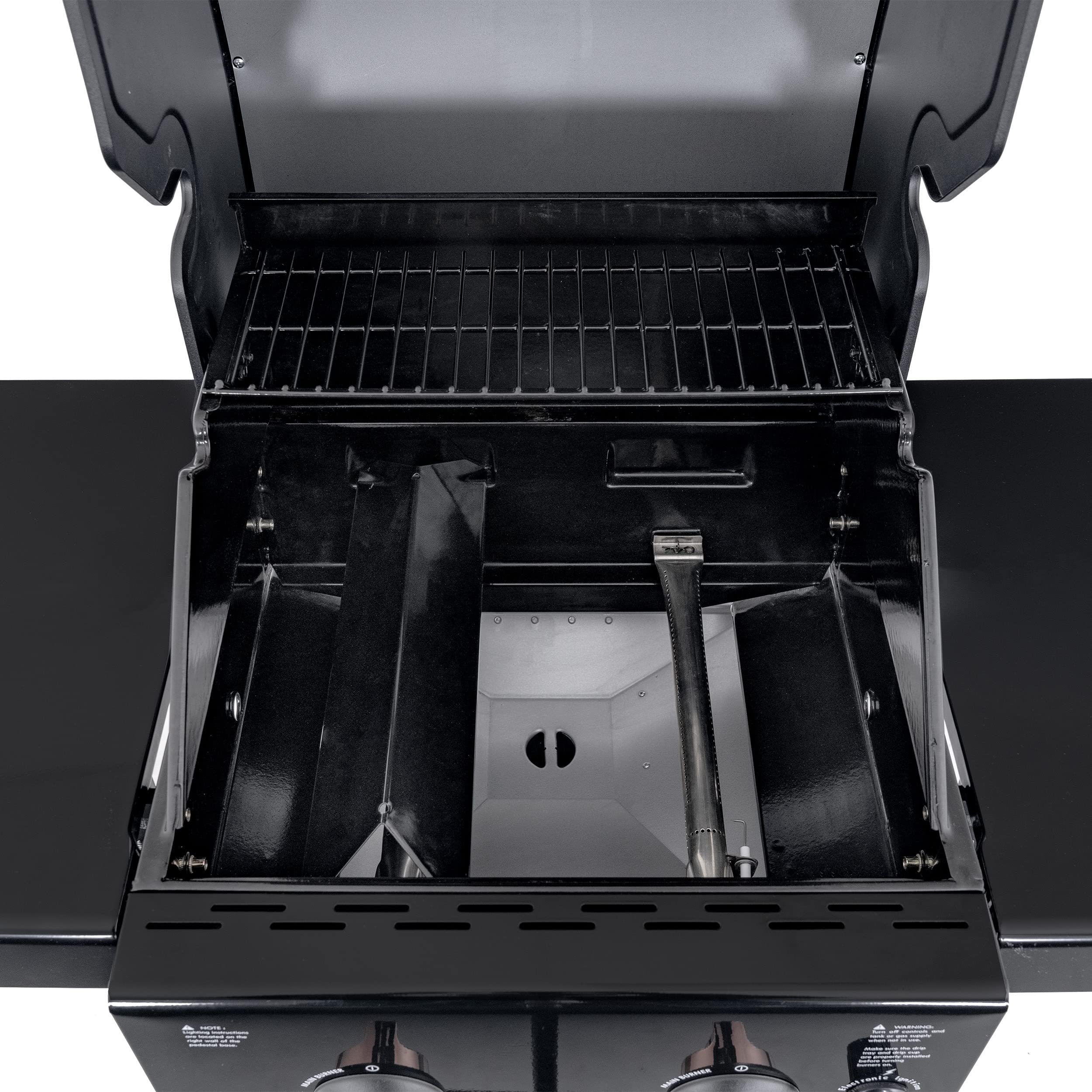 Premium Permasteel 2-Burner Propane Gas Grill with Foldable Side Shelves & Tool Hooks - Outdoor BBQ Grill for Backyard, Patio, Camping & Tailgating - Durable Black/Copper Design - Perfect for Family Gatherings & Summer Cookouts