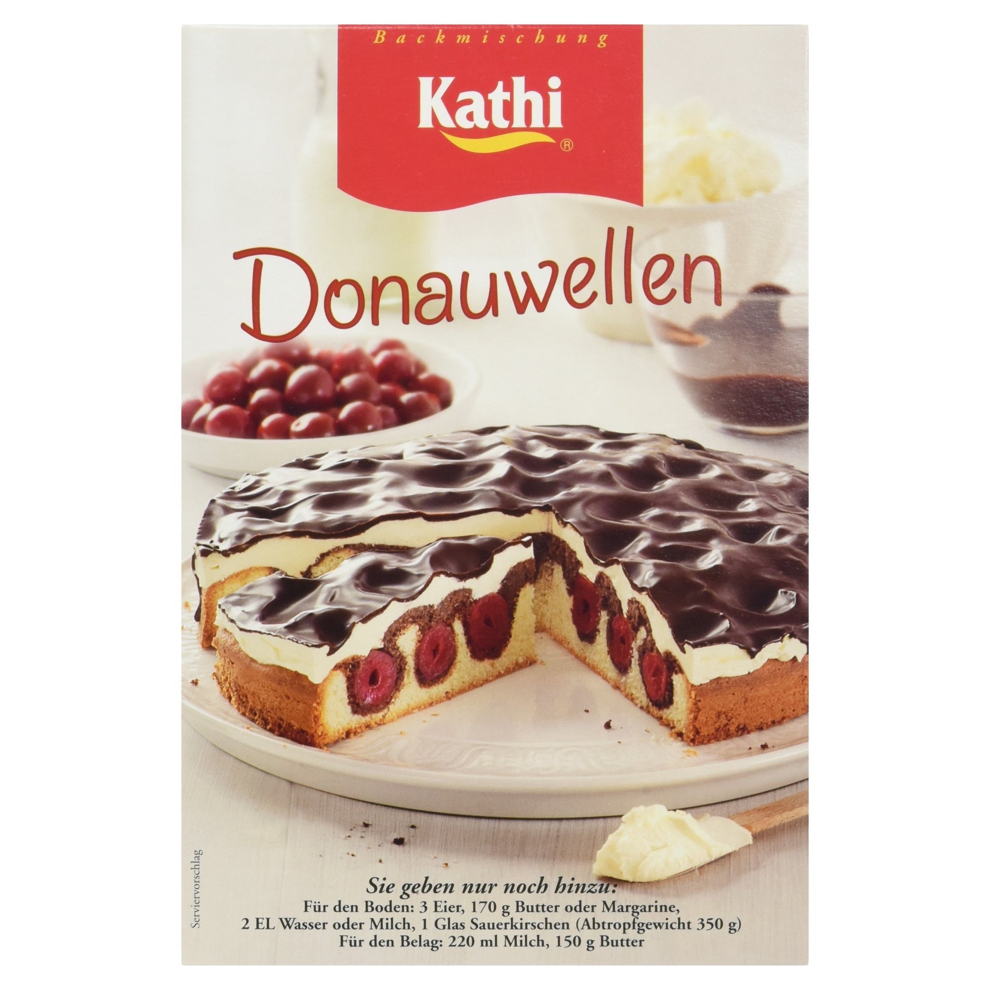 Kathi Donauwellen Cake Mix, 490g - Easy Baking for Desserts, Parties & Family Gatherings