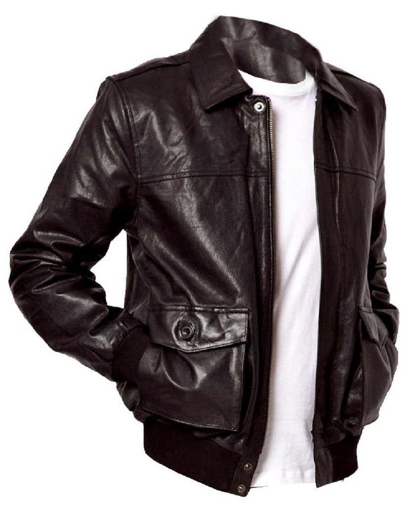Men's Genuine Napa Leather Jacket - Winter Fashion Coat A833 | Premium Biker Style Outerwear for Motorcycle Riders & Cold Weather Protection