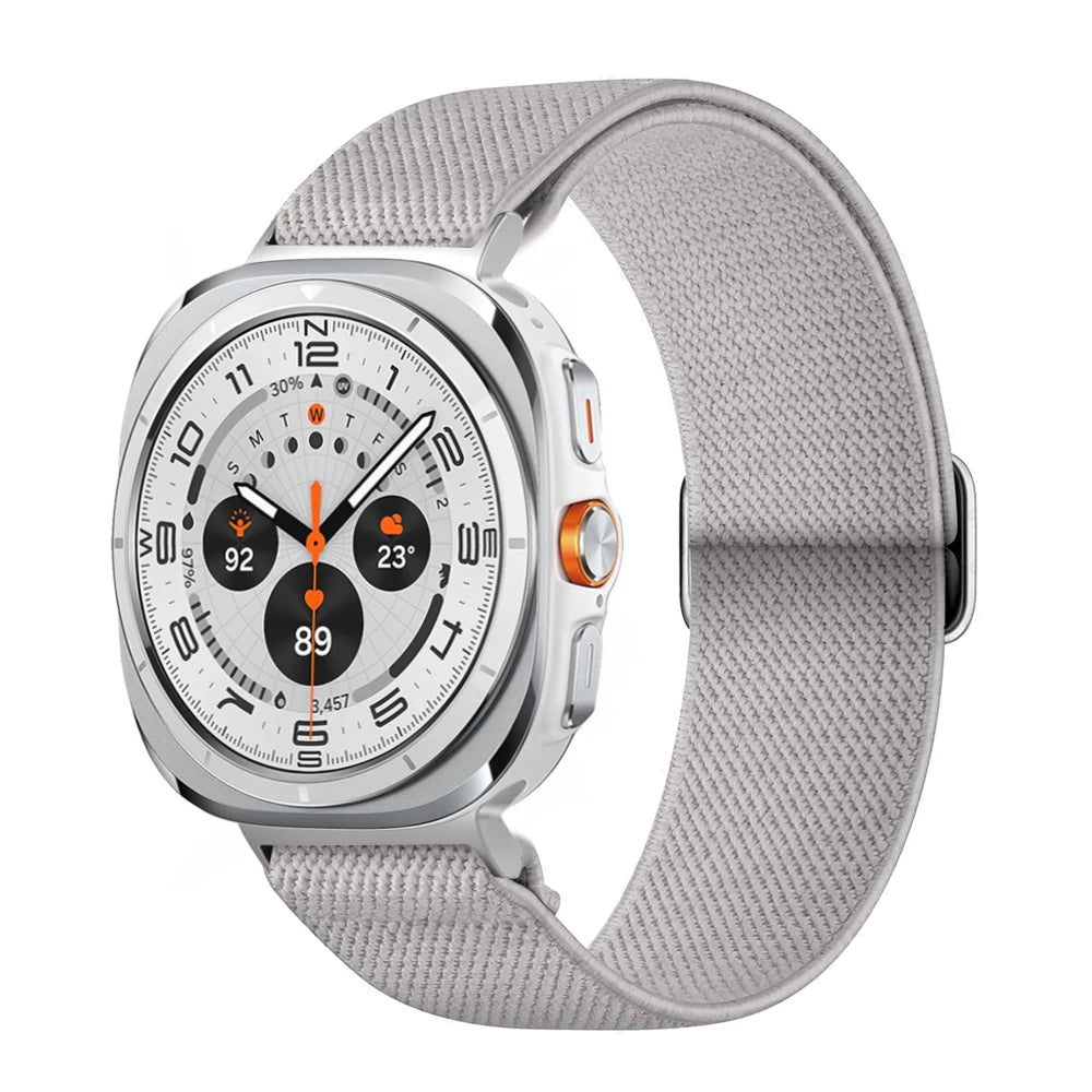 Elastic Bands for Samsung Galaxy Watch Ultra - Adjustable, Comfortable & Durable Replacement Strap for Workout, Running & Daily Use