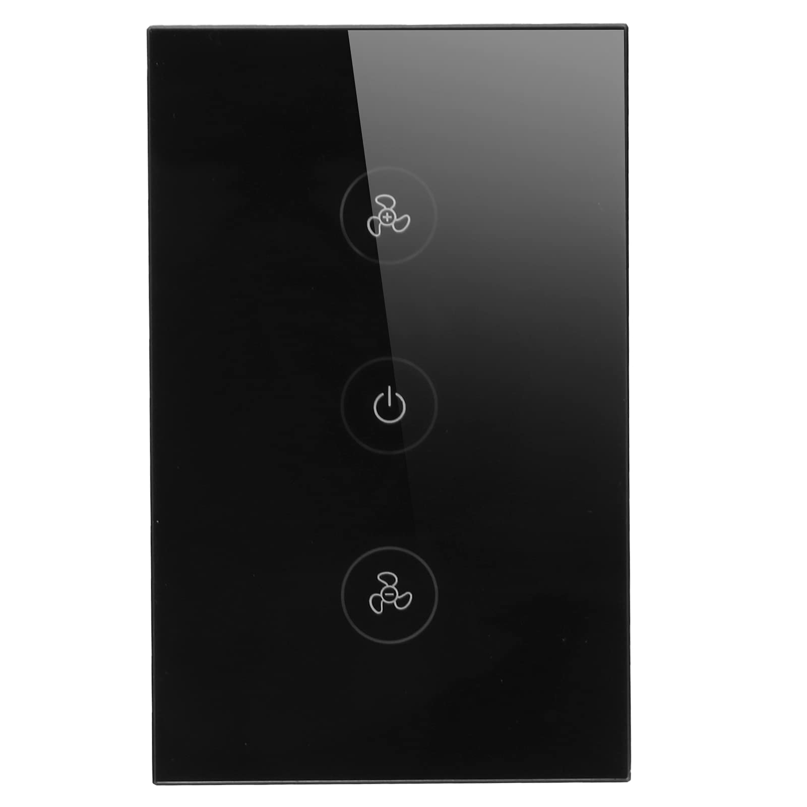 Smart WiFi Fan Switch with Touch Control & Timer - Compatible with TUYA & Smart Life App - Perfect for Bedroom, Living Room & Office Automation