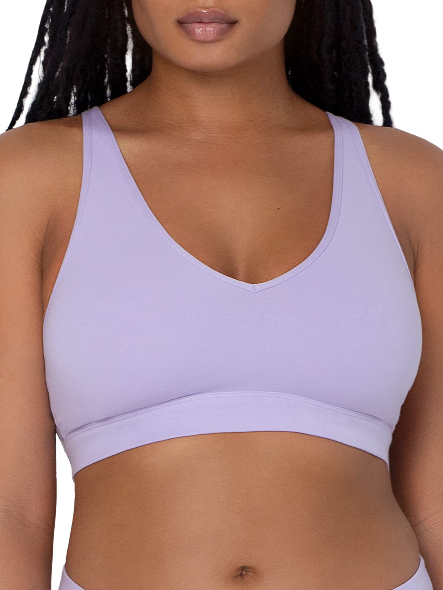 Smart & Sexy Women's Cloud Cotton Comfort Wireless Bralette - Ultra Soft Breathable Lounge & Sleep Bra for Everyday Comfort