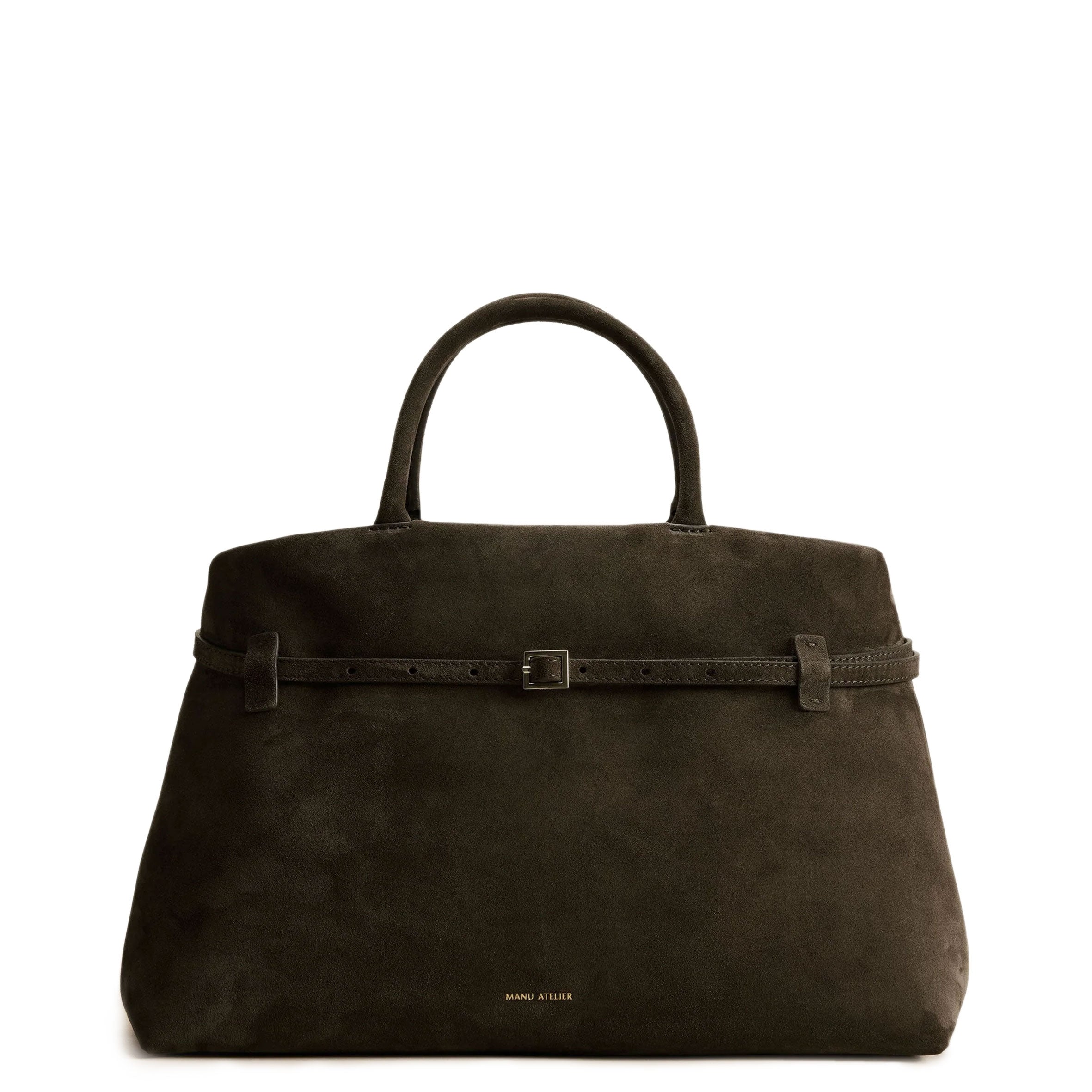 Le Cambon 35 Suede Handbag in Tobacco Green - Stylish Vegan Leather Crossbody Bag for Women, Perfect for Work, Travel & Everyday Use
