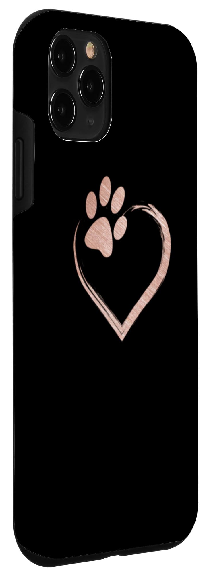iPhone 11 Pro Case for Girls - Cute Rose Pink Dog Paw with Heart Design, Slim Protective Cover | Perfect Gift for Pet Lovers, Valentine's Day & Everyday Use