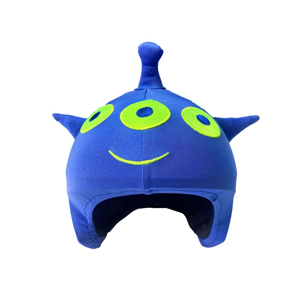 Coolcasc Ski Helmet Cover - Three Eyed Monster Design for Snowboarding & Skiing - Waterproof & Durable Helmet Protector for Winter Sports & Outdoor Adventures