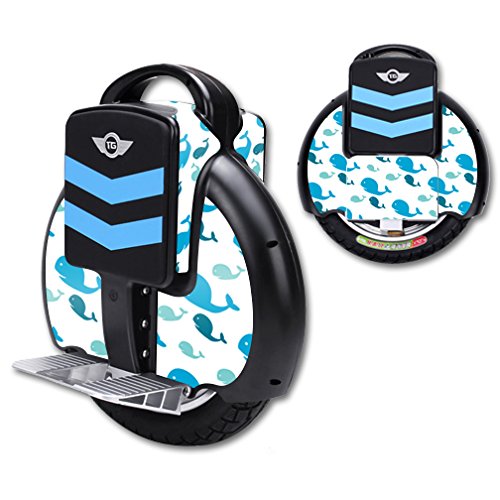 MightySkins Vinyl Wrap Skin Sticker for TG-F3 Self-Balancing Electric Unicycle Scooter - Durable Protective Cover with Whales Design - Perfect for Commuting, Urban Travel & Outdoor Adventures