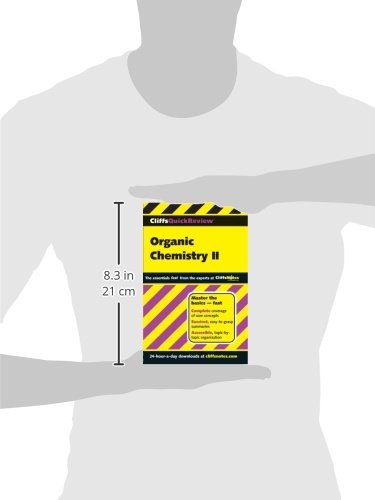 CliffsQuickReview Organic Chemistry II Study Guide - Essential Review for College & AP Chemistry Exams | Perfect for Students & Self-Learners