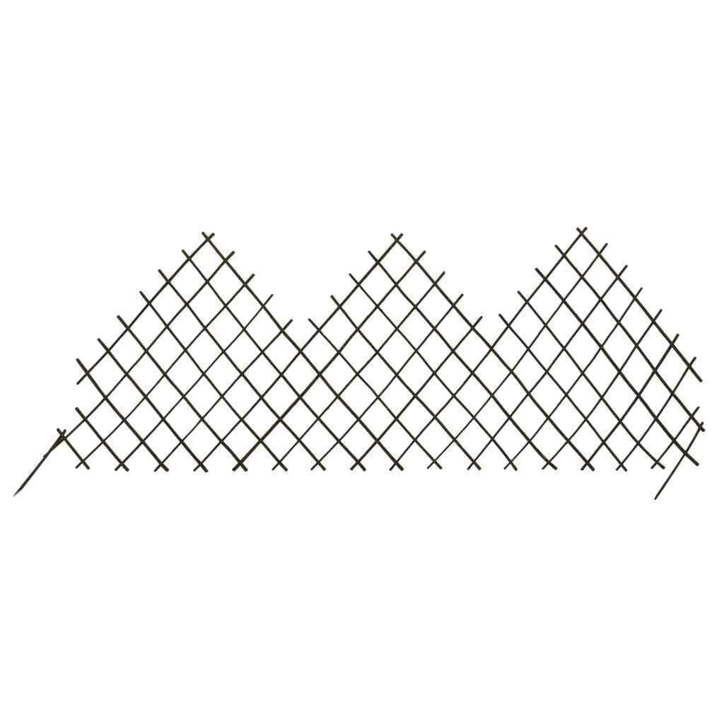 BiYeer 5-Pack Expandable Willow Garden Fence Trellis - 66.9