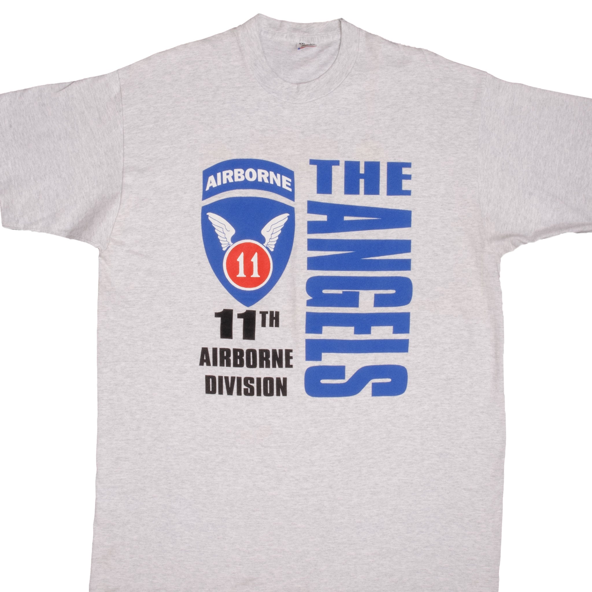 Vintage 11th Airborne Division US Army T-Shirt - 1990s Retro Military Tee - XL Size - Made in USA - Perfect for Veterans Day, Military Reenactments & Patriotic Outfits