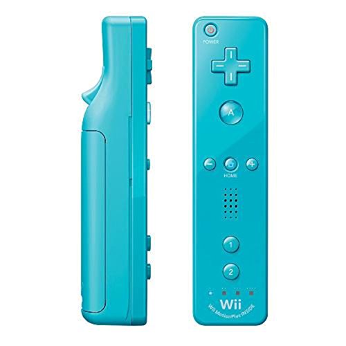 Original Nintendo Wii Remote Plus Controller - Blue | Motion Gaming Accessory for Wii & Wii U | Perfect for Sports, Fitness & Family Fun Games