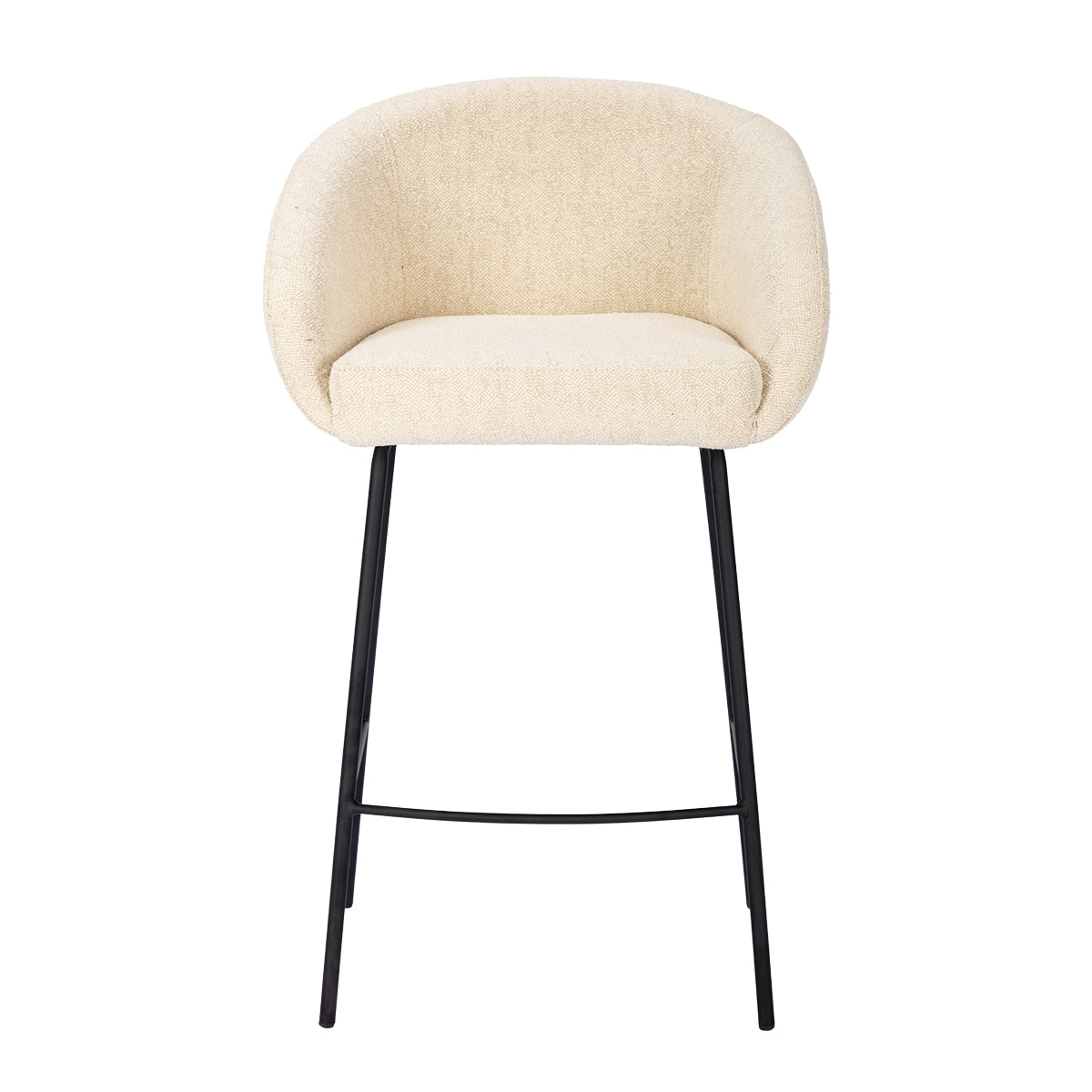 Avalon Fabric Bar Stool - Modern Upholstered Counter Height Stool for Kitchen Island, Breakfast Bar & Home Decor - Comfortable & Stylish Seating Solution