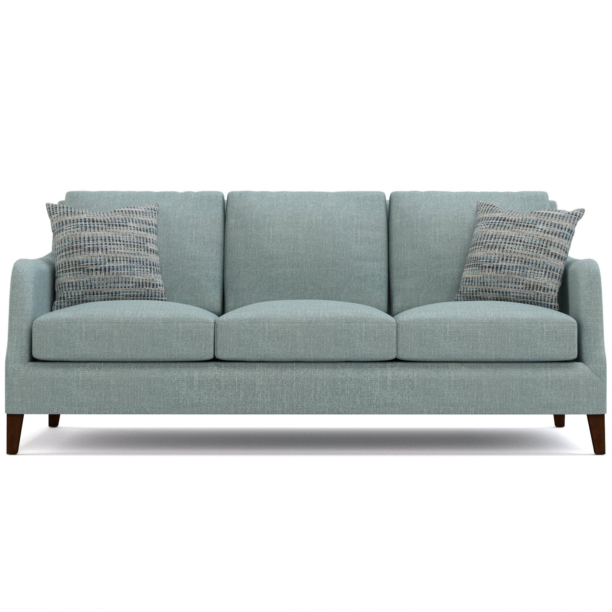 Harper Sofa - Modern 3-Seater Fabric Couch with Sturdy Wooden Legs for Living Room, Lounge & Office - Comfortable and Stylish Home Furniture
