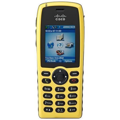 Refurbished Cisco Unified Wireless IP Phone 7925G-EX - No Battery Included | VoIP Business Phone for Office & Warehouse Communication | DECT 6.0 Cordless Handset with LCD Display