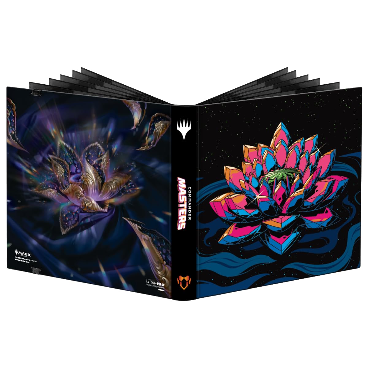 12-Pocket Pro Binder for MTG Commander Masters - Premium Storage for Jeweled Lotus & Trading Cards - Perfect for Collectors, Deck Building & Gaming Tournaments