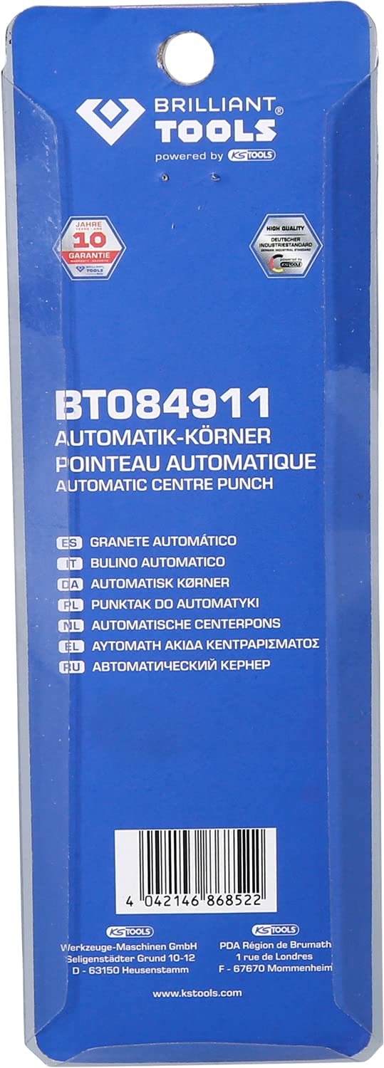 Brilliant Tools BT084911 Automatic Punch - Perfect for Metalworking & DIY Projects