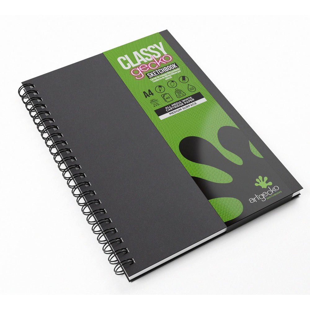 Premium A4 Sketchbook - 80 Pages (40 Sheets) 150gsm White Paper for Artists & Students | Perfect for Drawing, Sketching & Watercolor Painting