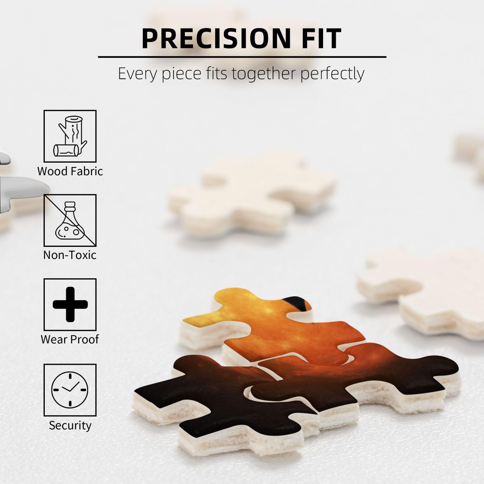 500-Piece Halloween Bat Wooden Jigsaw Puzzle for Adults - Personalized Photo Puzzle, Classic Family Game for Weddings, Birthdays & Valentine's Day Gifts (20.4