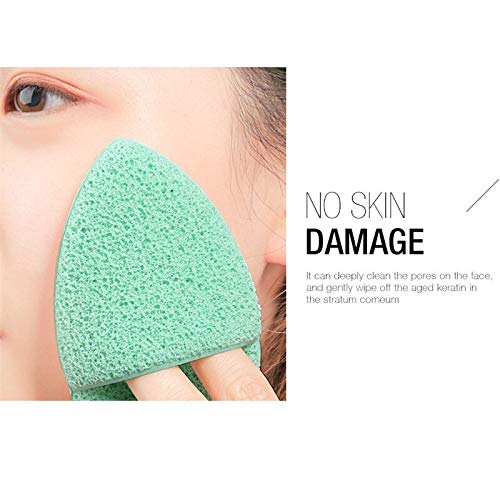 Temerity Reusable Makeup Sponge - 2 Pack Exfoliating Face Cleansing Puff for Deep Cleaning & Gentle Exfoliation (Random Colors) | Perfect for Daily Skincare, Makeup Removal & Travel
