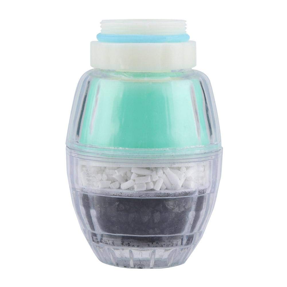 Eco-Friendly Activated Carbon Water Filter Faucet - Home & Kitchen Purification System | Saves Water & Prevents Splashing | Green Color | Perfect for Clean Drinking Water & Cooking