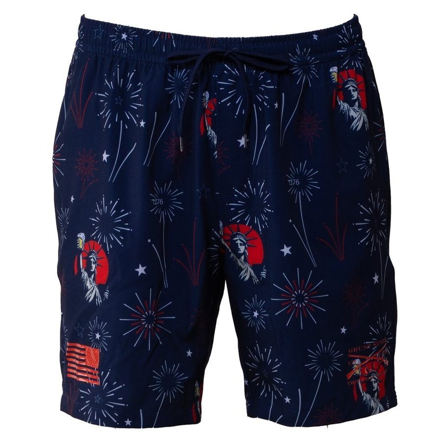 Grunt Trunks Men's Swim Shorts - Quick Dry, Comfortable & Stylish for Beach, Pool & Summer Vacation