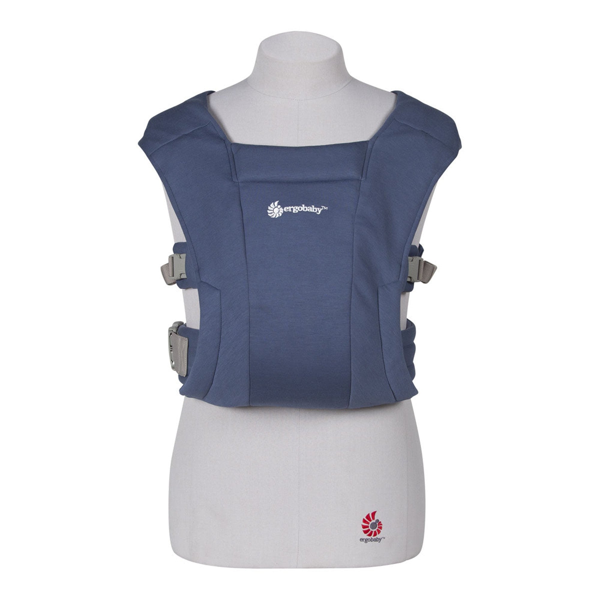 Ergobaby Embrace Baby Carrier - Soft Navy Blue - Comfortable & Adjustable Infant Sling for Newborns to Toddlers - Perfect for Hands-Free Parenting, Shopping & Outdoor Adventures
