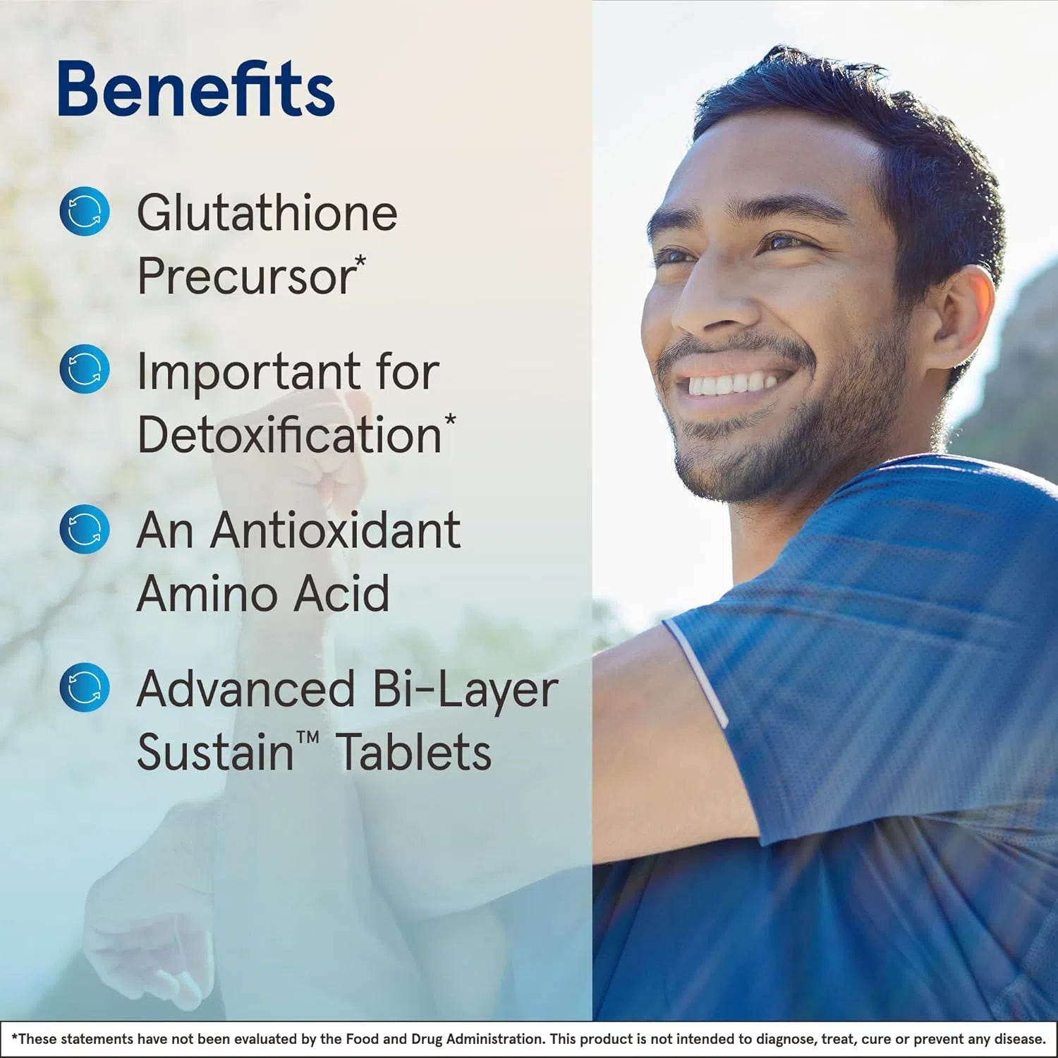 Jarrow Formulas NAC Sustain 600mg - N-Acetyl Cysteine Supplement for Liver Support & Detox - Antioxidant Boost for Immune System - Use for Respiratory Health, Exercise Recovery & Cellular Protection