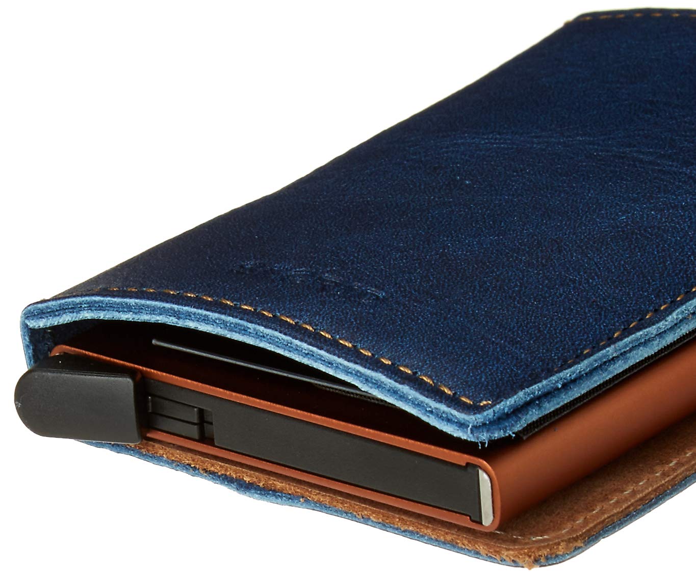 Secrid Slim Wallet for Men & Women - Genuine Leather RFID Blocking Card Holder - Holds Up to 12 Credit Cards - Compact Minimalist Wallet for Travel & Everyday Use