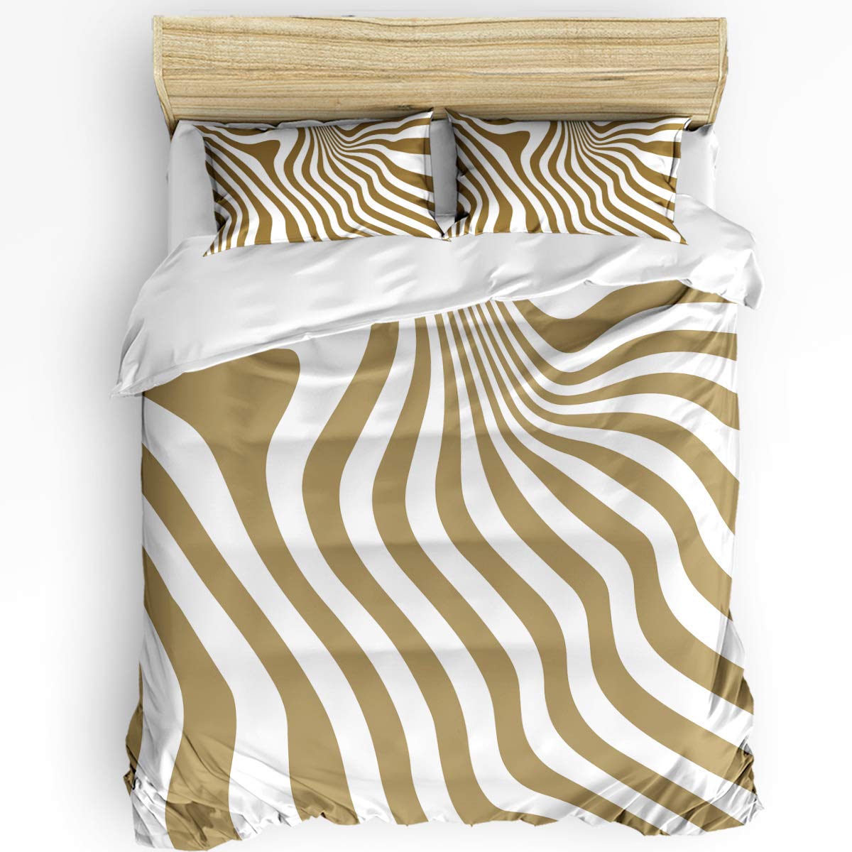 Zebra Print 3-Piece Comforter Set - Duvet Cover & Pillowcases for Kids, Teens & Adults | California King Size Animal Print Bedding | Perfect for Jungle-Themed Rooms & Wild Decor