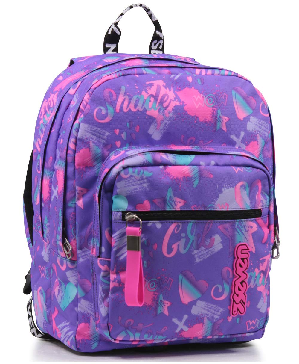 Iridescent Padded School Backpack for Kids - Large Capacity for School & Sports