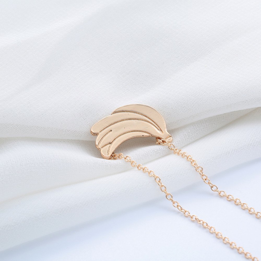 NOUMANDA Creative Banana Necklace - Fun Food Jewelry for Women, Unique Fruit Pendant Gift - Perfect for Costume Parties, Themed Events & Fun Fashion Accessories