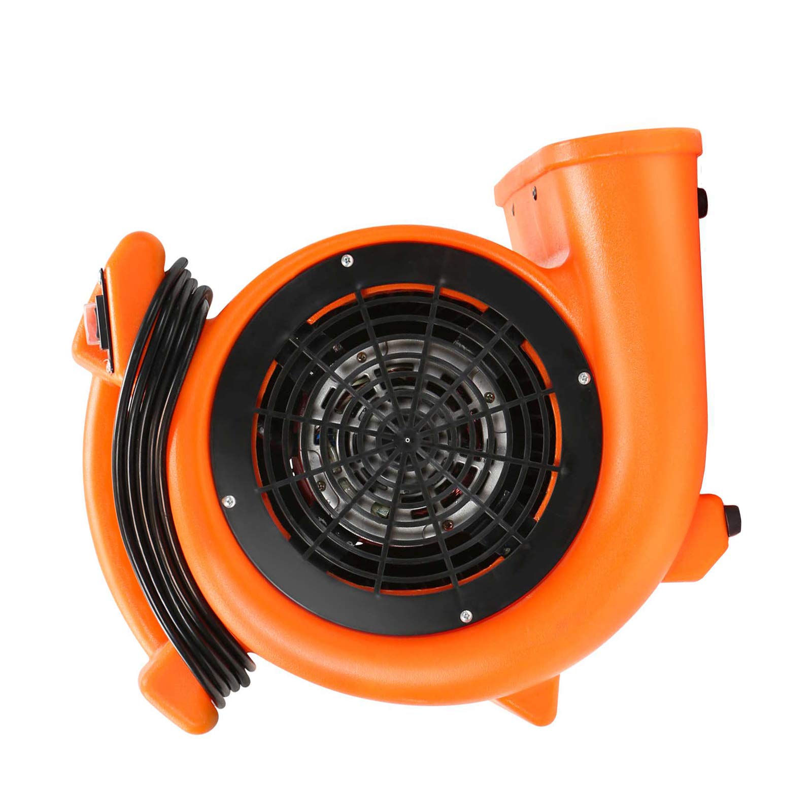 Dryser 6-Pack 1/2 HP Industrial Air Mover Carpet Dryer - 2-Speed Floor Blower Fan for Quick Water Damage Restoration | Ideal for Carpet Drying, Flood Cleanup & Construction Site Ventilation (Orange)