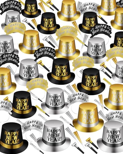 Gold,silver,black