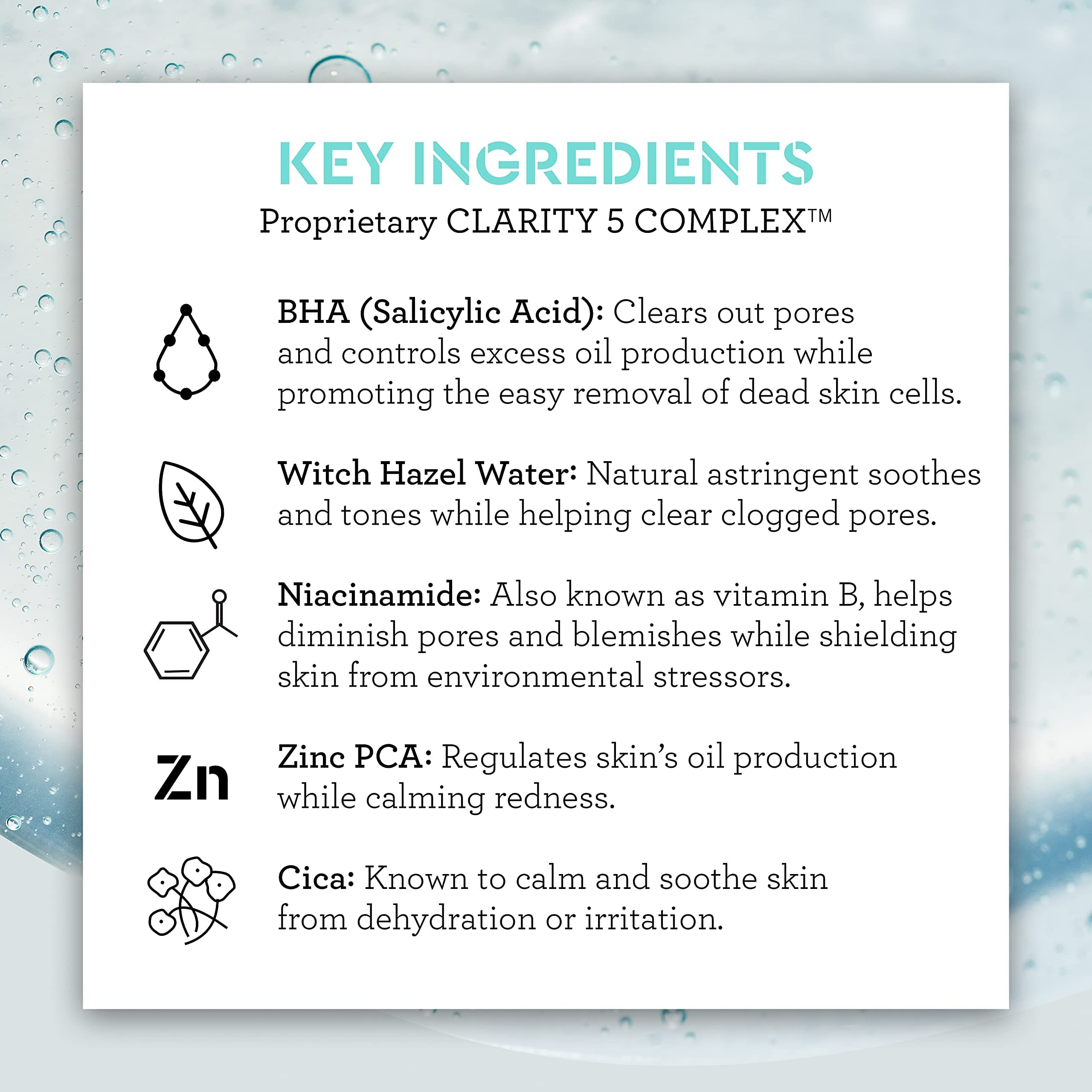 Bliss Clear Genius Clarifying Gel Cleanser & Acne Treatment Body Spray Bundle - Vegan, Cruelty-Free, Paraben-Free Skincare Set for Face and Body | Perfect for Acne-Prone Skin & Post-Workout Breakout Prevention