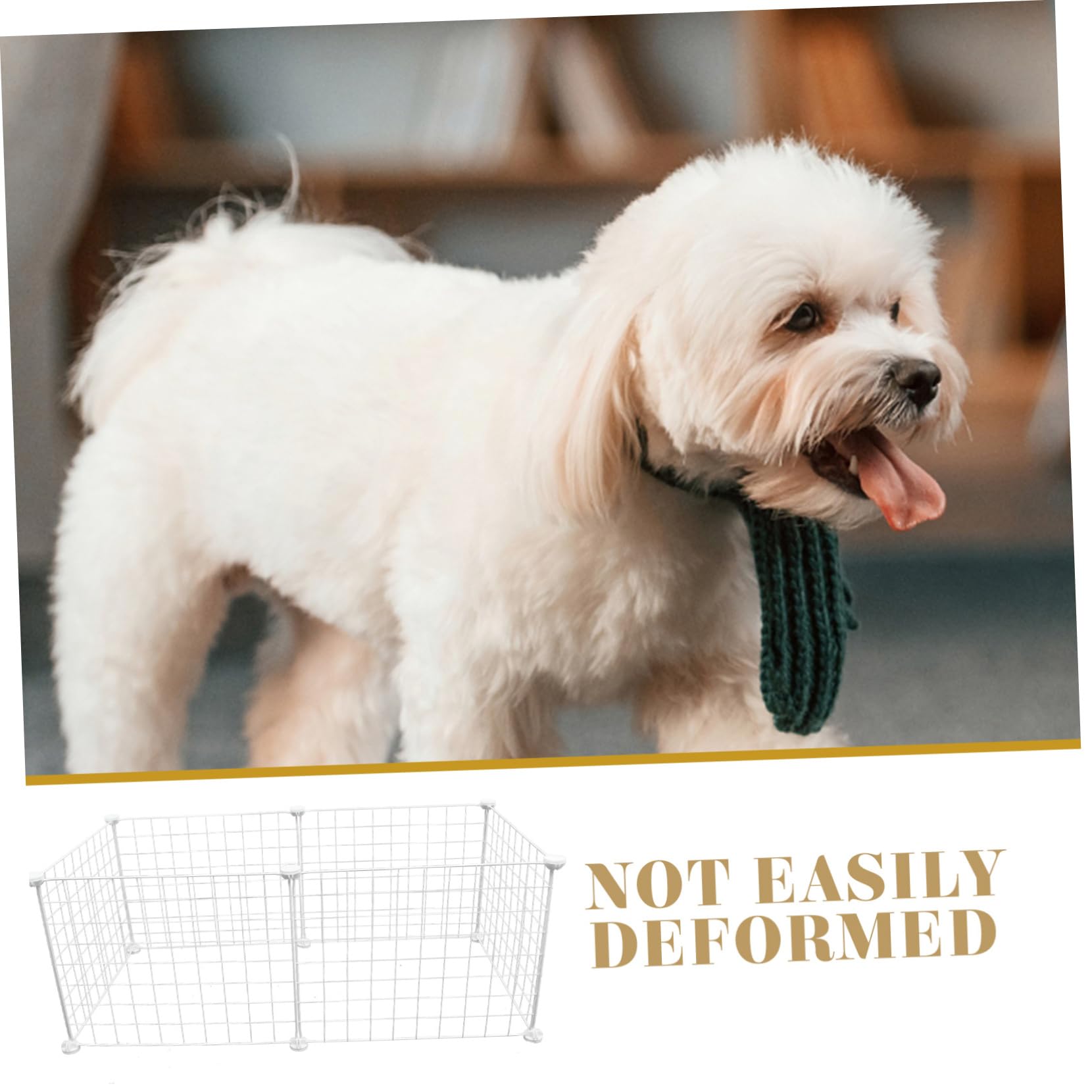Balacoo DIY Metal Pet Cage - Breathable Dog Kennel & Cat Playpen for Home Decor & Play