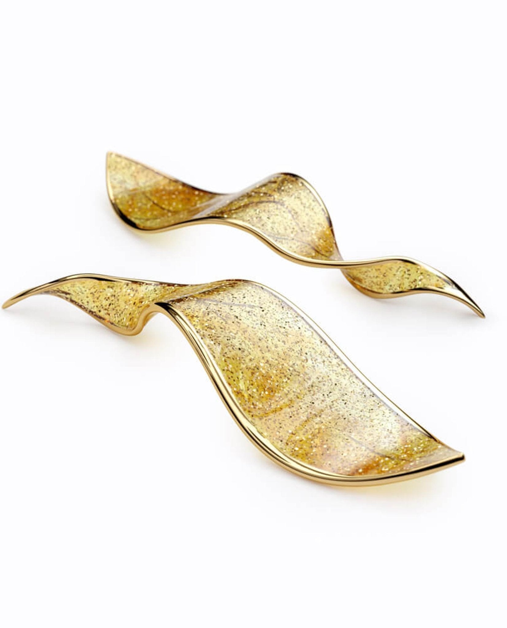 Elegant Fluttering Leaves Chandelier - Modern Leaf Design Ceiling Light Fixture for Living Room, Bedroom, Dining Room Decoration | Perfect for Home, Hotel, and Restaurant Lighting