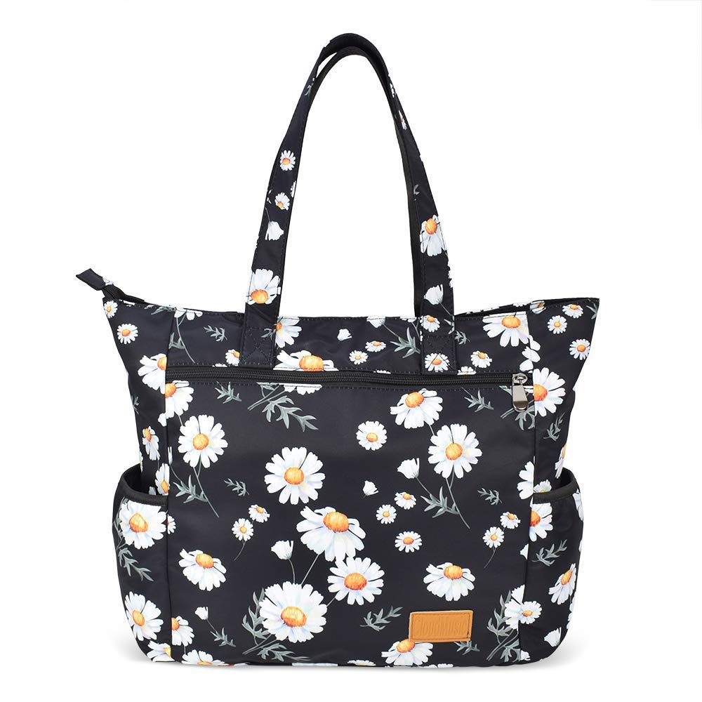 CLOUDMUSIC Large Waterproof Shoulder Tote Bag for Women - Perfect for Nurses, Teachers, Work, Gym, Travel & Beach - Spacious & Durable Carryall