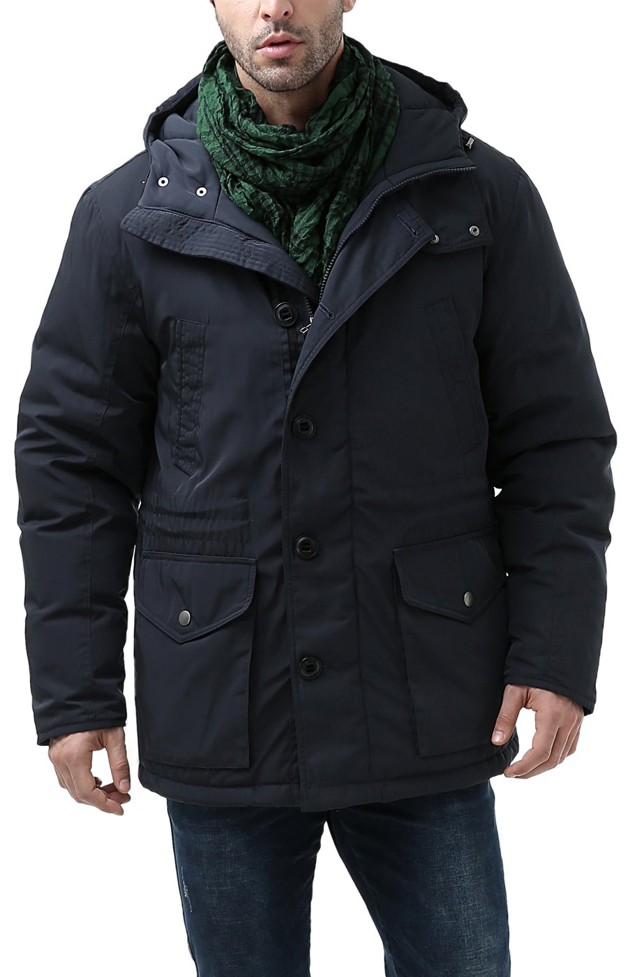 BGSD Men's Tommy Hooded Waterproof Down Parka Winter Coat - Insulated Jacket for Cold Weather | Regular & Tall Sizes | Perfect for Snowboarding, Skiing and Outdoor Winter Activities