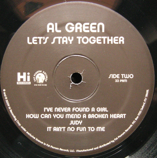 Al Green - Let's Stay Together Vinyl LP Album (Near Mint NM/M) - Classic Soul Music for Home Listening & Collectors