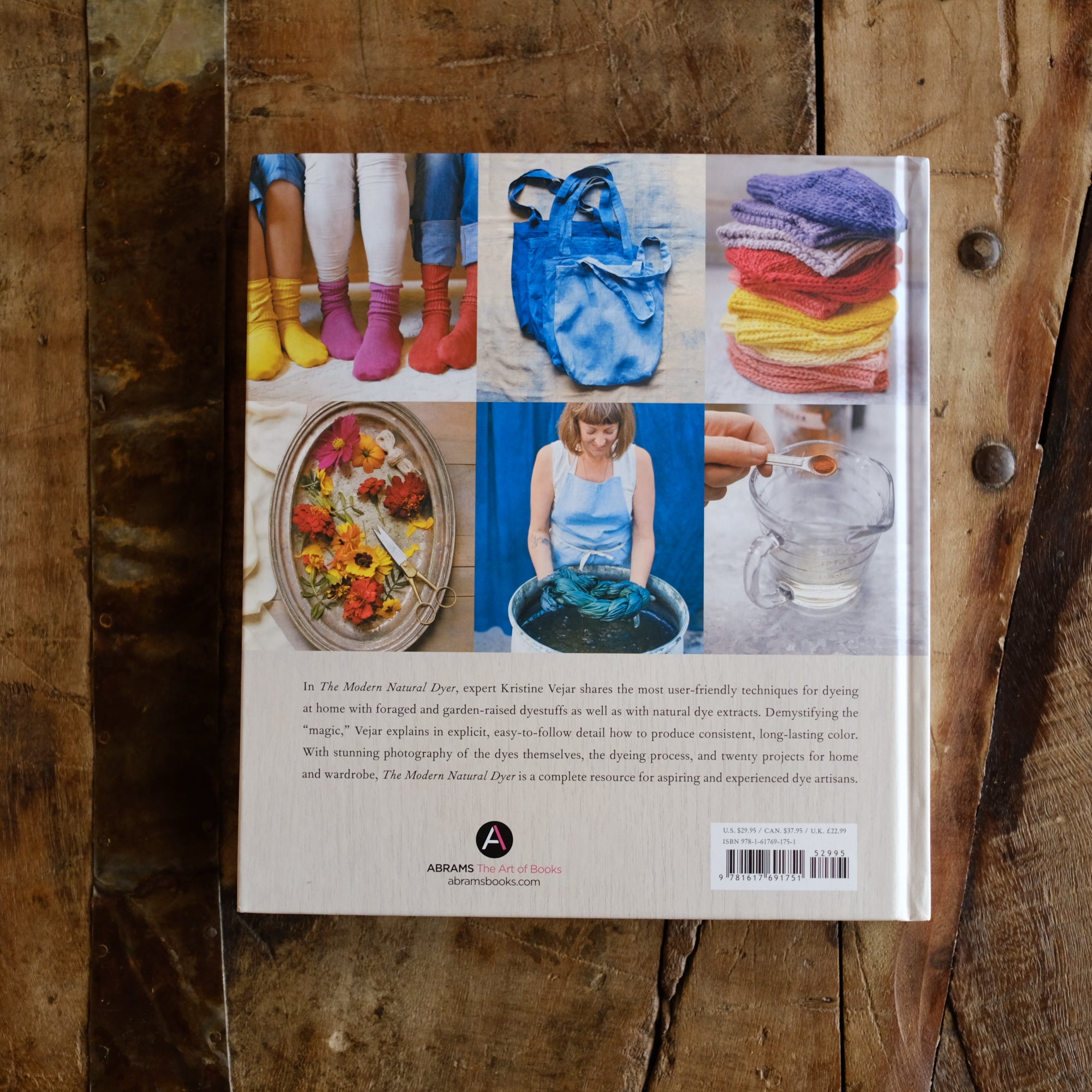 The Modern Natural Dyer by Kristine Vejar - Organic Fabric Dyeing Book for Eco-Friendly DIY Projects | Perfect for Sustainable Fashion, Home Decor & Textile Art