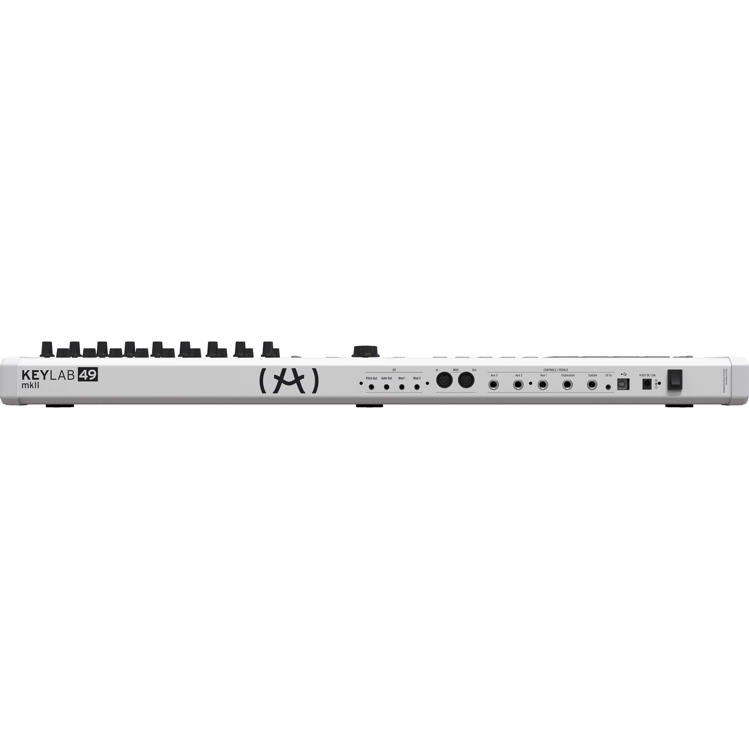 Arturia KeyLab 49 MkII - 49-Key Semi-Weighted USB MIDI Keyboard Controller for Music Production & Studio Recording | DAW Control & MIDI Keyboard for Producers, Musicians & Home Studios