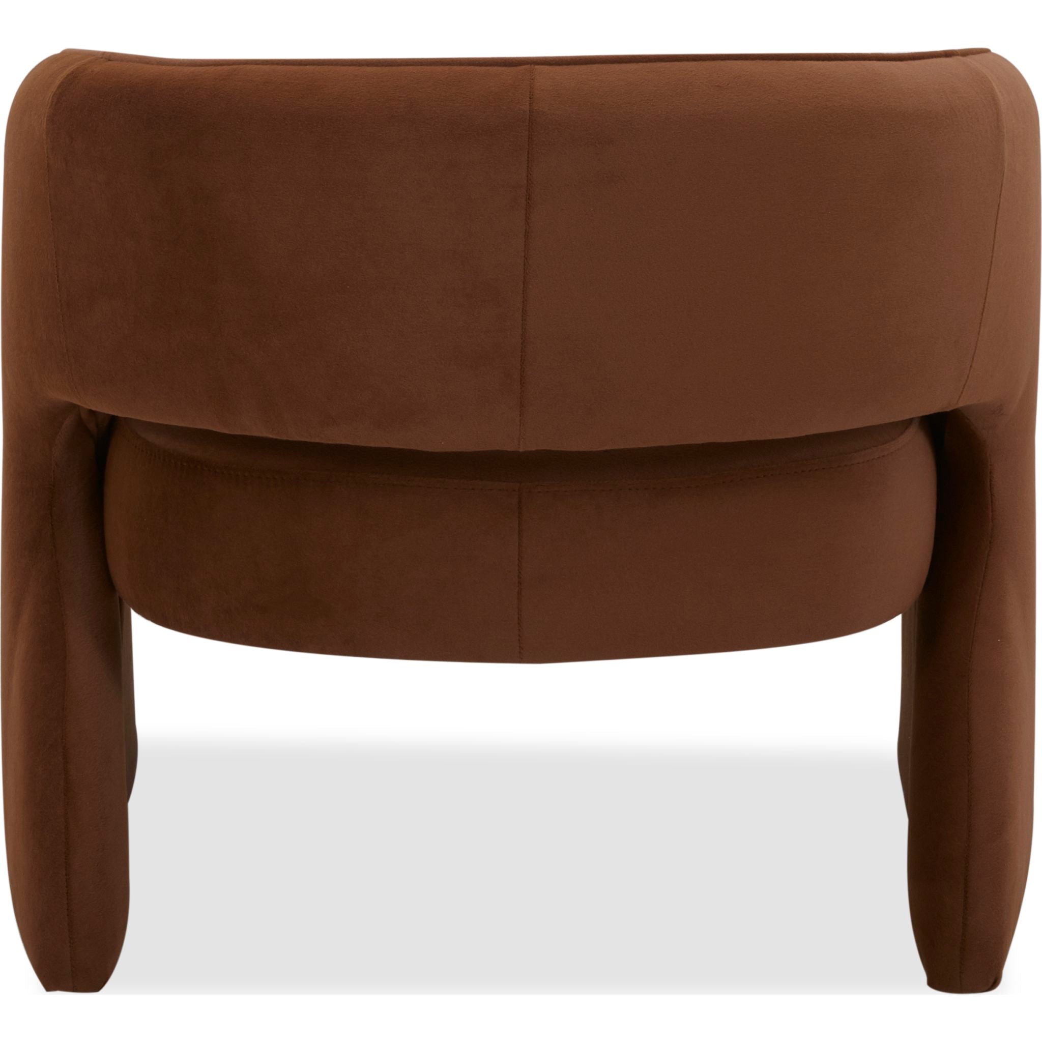 Angel Accent Chair Avalon Brick - Stylish Upholstered Armchair for Living Room, Bedroom, or Office Decor