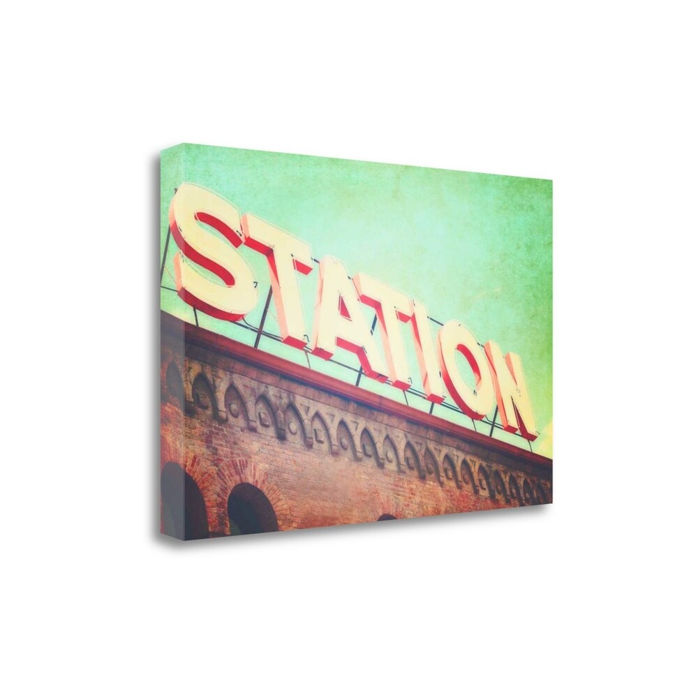 All Aboard By Sylvia Coomes - Premium Fine Art Giclee Print on Gallery Wrapped Canvas - Ready to Hang Wall Decor for Living Room, Bedroom & Office