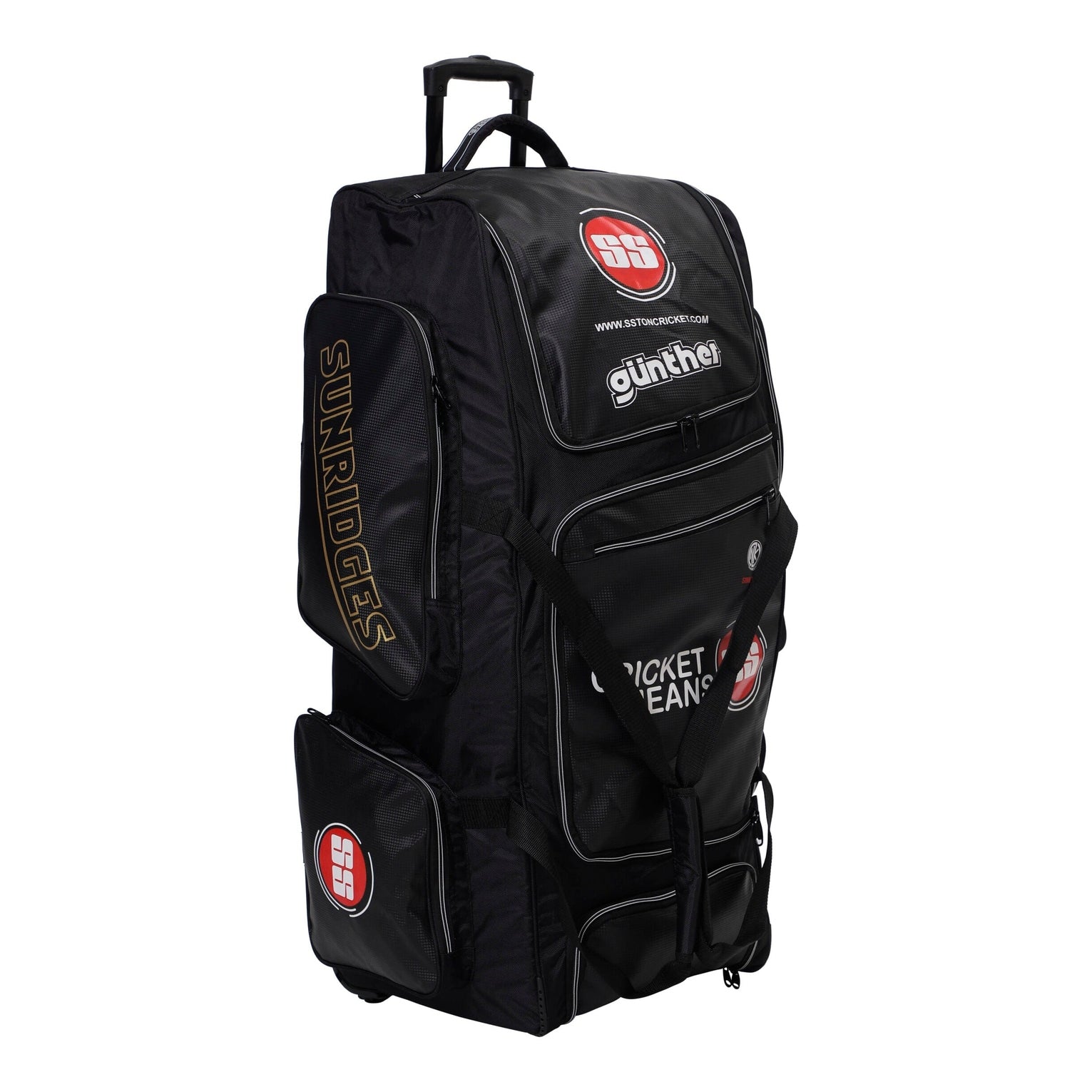 SS Gunther Wheelie Duffle Cricket Bag - Premium Cricket Equipment for Travel & Practice | Perfect for Cricket Players, Coaches & Sports Enthusiasts