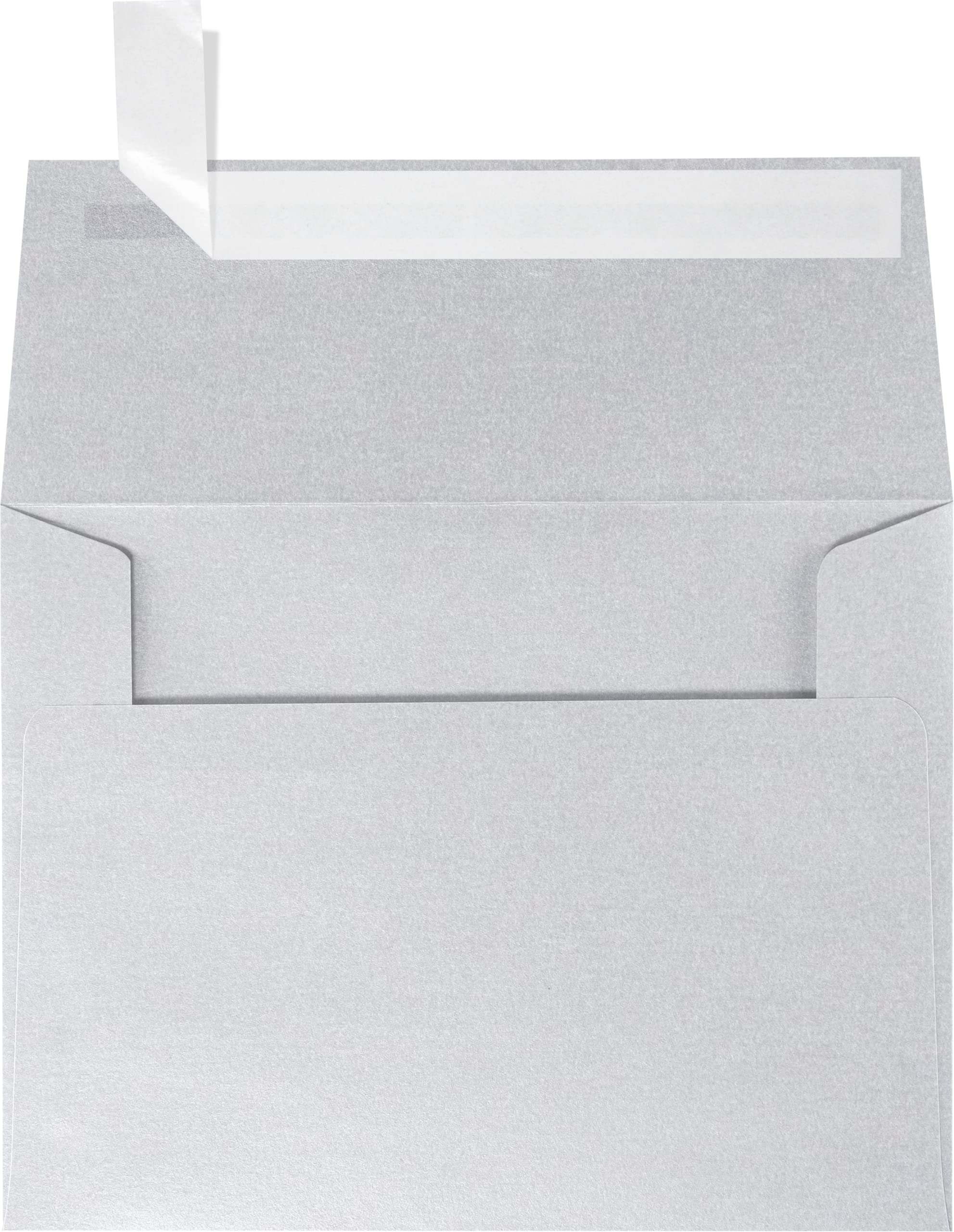 Premium A2 Silver Metallic Peel & Press Invitation Envelopes (4 3/8