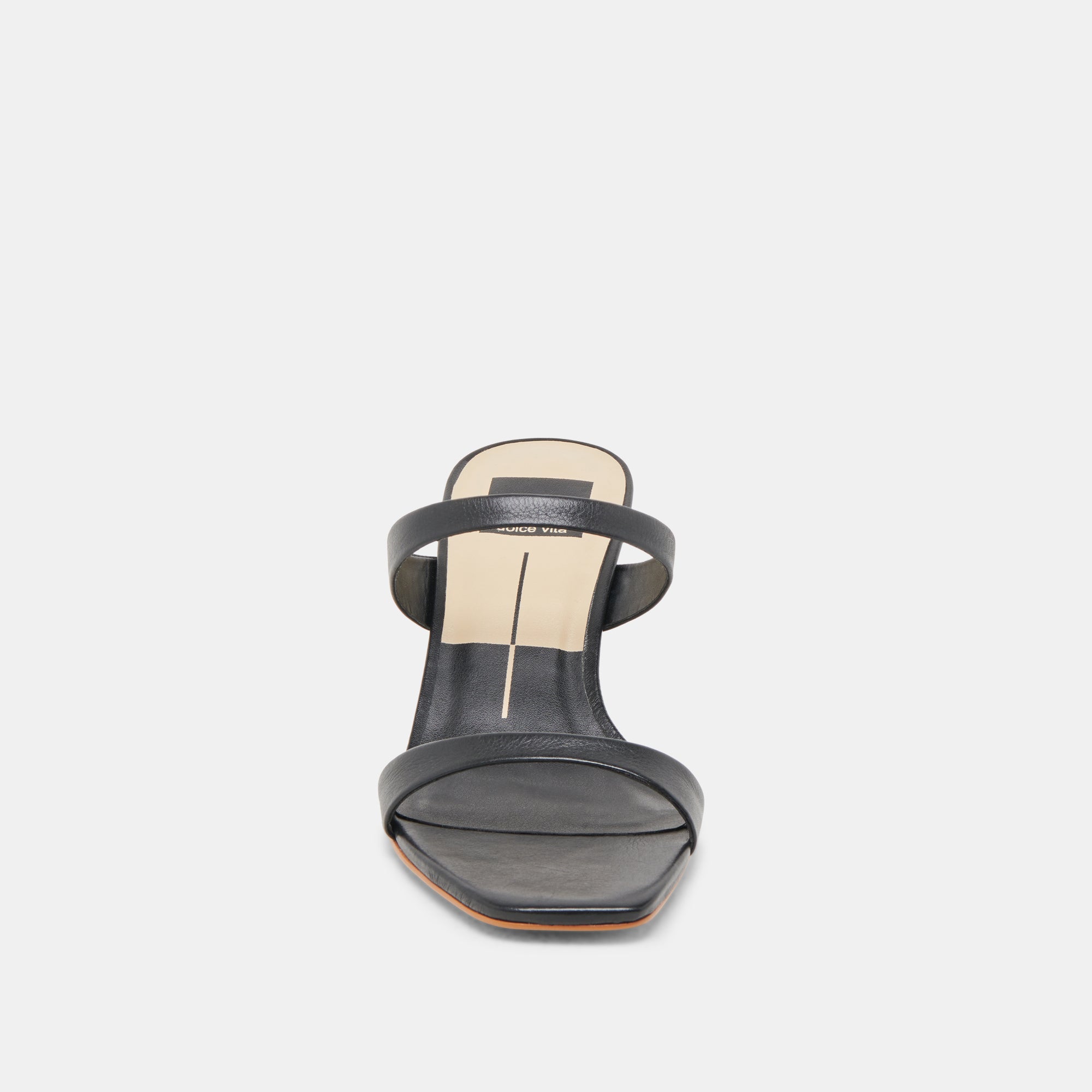 GENORA Women's Wide Heel Black Leather Shoes - Comfortable & Stylish for Work, Party & Everyday Wear