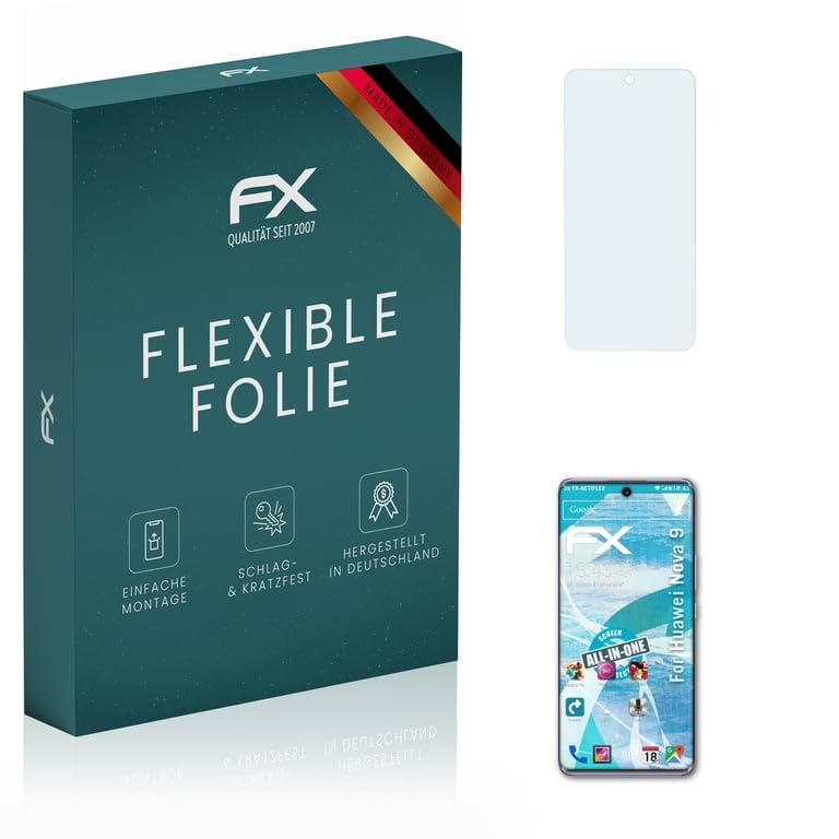 Huawei Nova 9 Screen Protector (3-Pack) - Ultra Clear Flexible HD Film | Anti-Scratch Bubble-Free Protection for Work, Travel & Daily Use