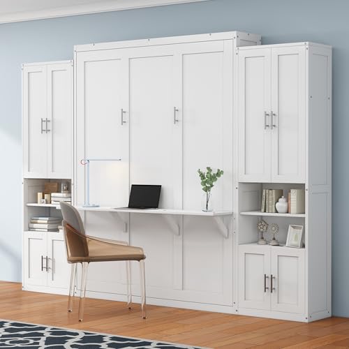 White(desk+2 Shelves)
