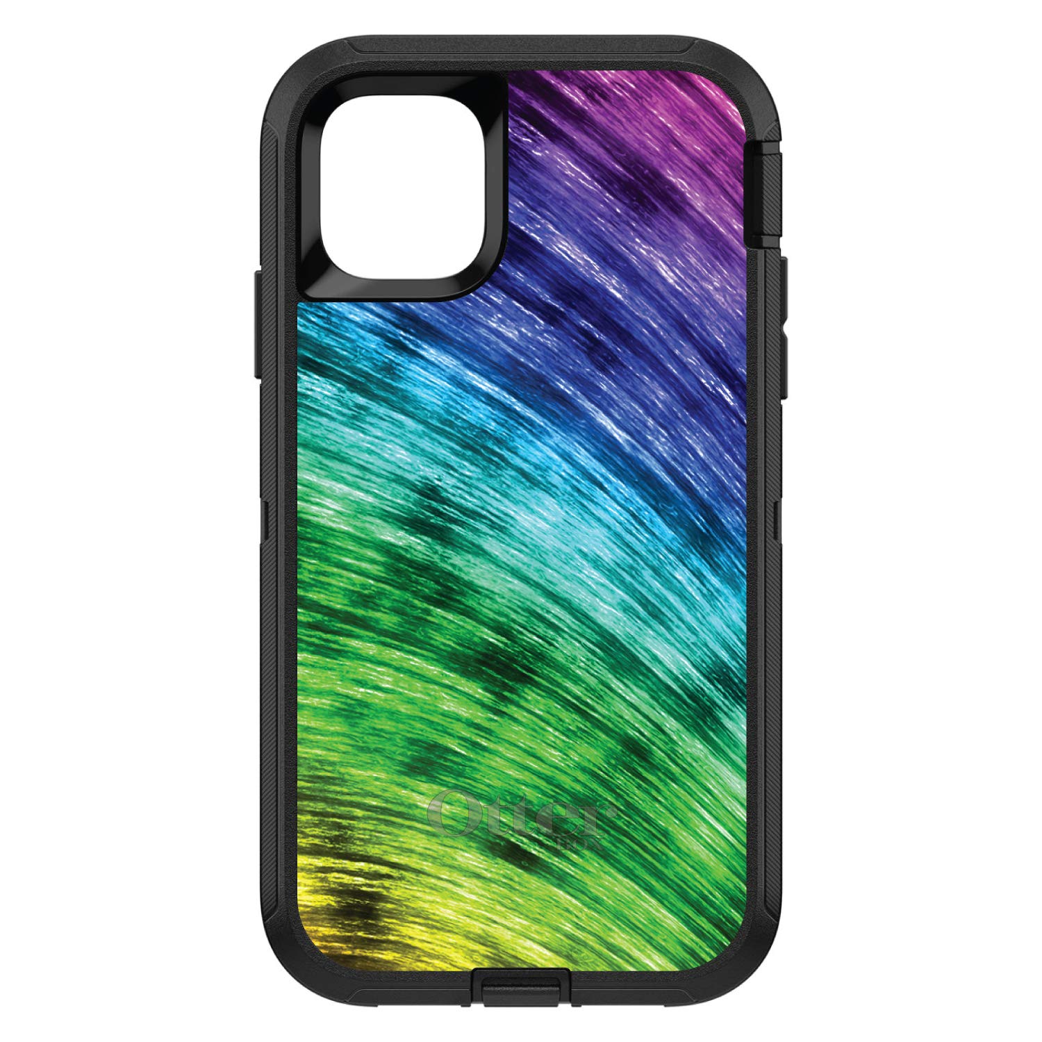 DistinctInk iPhone 13 Pro MAX Case (6.7 Inch) - Shockproof Protective Cover with Rainbow Shimmer Design - Durable Replacement for OtterBox Defender - Perfect for Outdoor Activities, Travel & Daily Use