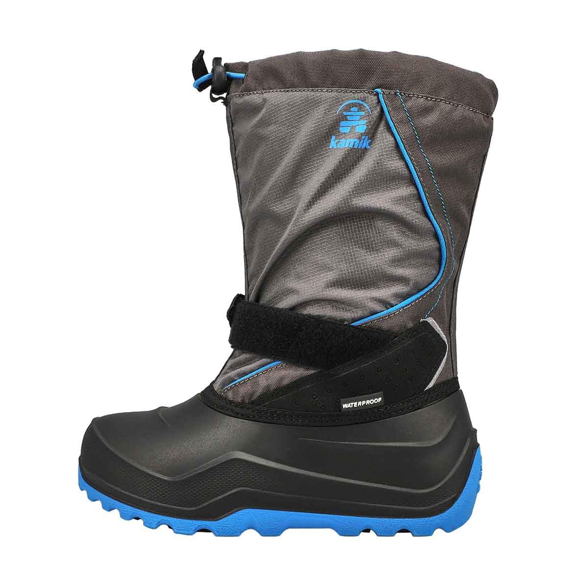 Kamik Boys Snow Boots - Waterproof Winter Boots for Toddler, Little Kid & Big Kid - Warm & Durable for Snow Play, Sledding & Outdoor Adventures